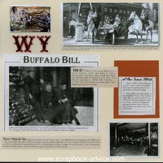 Cody Wyoming Scrapbook Layout & Embellishment Ideas