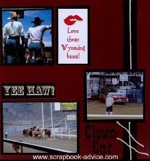 Cody Wyoming Scrapbook Layout & Embellishment Ideas