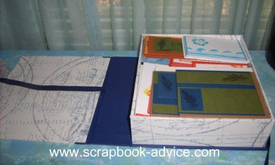 Home Decor Items with Scrapbook Supplies