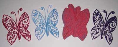 Embossing Michael Strong Butterfly Cloisonne Stamp