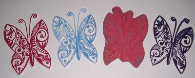 Embossing Michael Strong Butterfly Cloisonne Stamp Embossing Michael Strong Butterfly Cloisonne Stamp