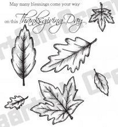 Heartfelt Creations Open Falling Leaves Stamp Heartfelt Creations Open Falling Leaves Stamp