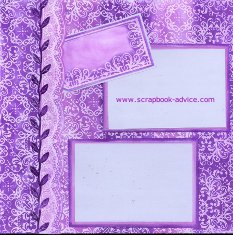 Ink Pad Direct to Paper Tutorial Scrapbook Layout