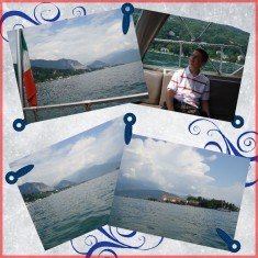 Italian Vacation Scrapbook Layout