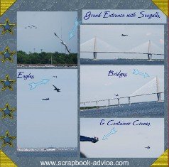 U S Navy Blue Angels Scrapbook Layout