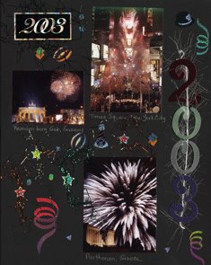 New Year Scrapbook Layout for First Page of Album