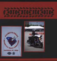 Police Motorcycle Scrapbook Layout