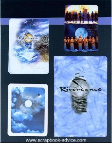 Riverdance Scrapbook Layout 12 x 15 inch Album