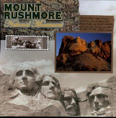 Mount Rushmore Scrapbook Layouts & Ideas