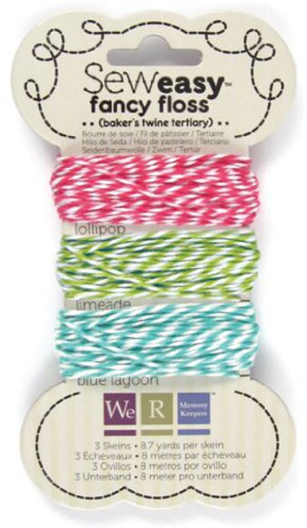 Sew Easy Bakers Twine Floss Card Sew Easy Bakers Twine Floss Card