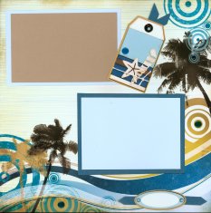 Storytellers Scrapbook Page Kit Beach