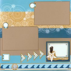 Storytellers Scrapbook Page Kit Beach