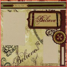 Storytellers Scrapbook Layout Dec 09