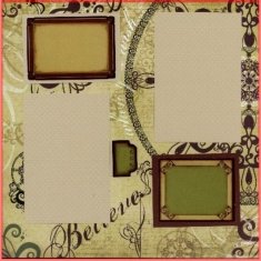 Storytellers Scrapbook Layout Dec 09