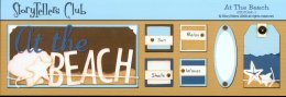 Storytellers Scrapbook Page Kit Beach Storytellers Scrapbook Page Kit Beach