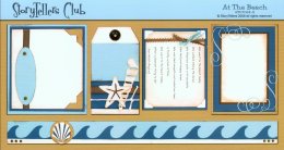 Storytellers Scrapbook Page Kit Beach Storytellers Scrapbook Page Kit Beach
