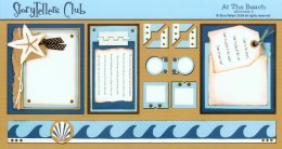Storytellers Scrapbook Page Kit Beach Storytellers Scrapbook Page Kit Beach