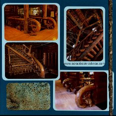 Yellowstone National Parks Old Faithful Inn Scrapbook Layout showing Architecture