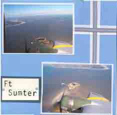Fort Sumter, SC aerial photo