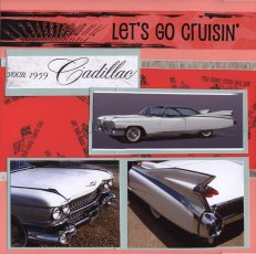 1959 Cadillac Scrapbook Layout