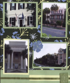 Charleston SC Houses Scrapbook Layout