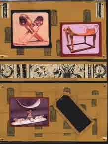 Egyptian Scrapbook Layout showing photos of artifacts from King Tut's Tomb
