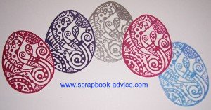Rubber Stamp Embossing with Michael Strong Closienne Eggs