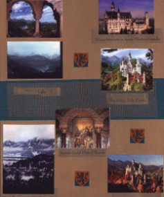 Germamu Scrapbook Layout Neuschwanstein Castle