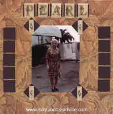 Heritage Scrapbook Layout