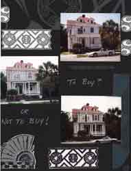 Charleston SC Gates Scrapbook Layout