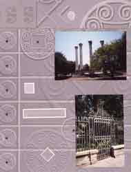 Charleston SC Gates Scrapbook Layout