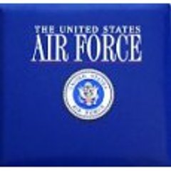 Milirary Air Force Scrapbook Album