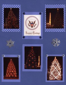 National Christmas Trees Scrapbook Layout
