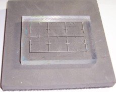Acrylic Stamping Block for use with Unmounted Rubber or Acrylic Stamps Acrylic Stamping Block for use with Unmounted Rubber or Acrylic Stamps