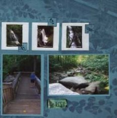 Table Rock State Park Scrapbook Layout