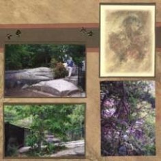 Table Rock State Park Scrapbook Layout