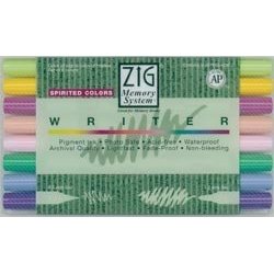 Zig Memory System Calligraphy Dual Tip Markers 12/Pkg.