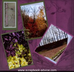 Biltmore Estate Scrapbook Layout
