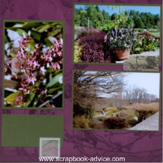 Biltmore Estate Scrapbook Layout