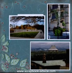 Biltmore Estate Scrapbook Layouts