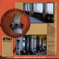 Biltmore Estate Scrapbook Layout
