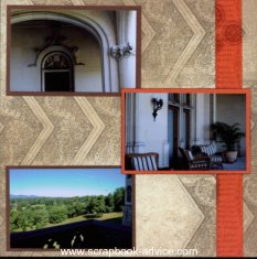 Biltmore Estate Scrapbook Layout