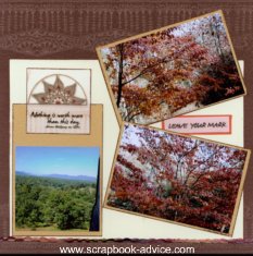 Biltmore Estate Scrapbook Layout