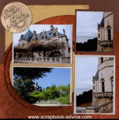 Biltmore Estate Scrapbook Layout