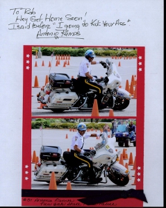 Palmetto Police Motorcycle Competition Scrapbook Layout