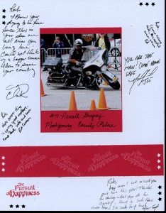 Palmetto Police Motorcycle Competition Scrapbook Layout