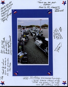Palmetto Police Motorcycle Competition Scrapbook Layout