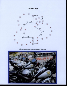 Palmetto Police Motorcycle Competition Scrapbook Layout