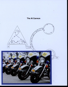 Palmetto Police Motorcycle Competition Scrapbook Layout