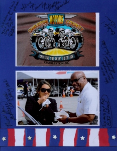 Palmetto Police Motorcycle Competition Scrapbook Layout